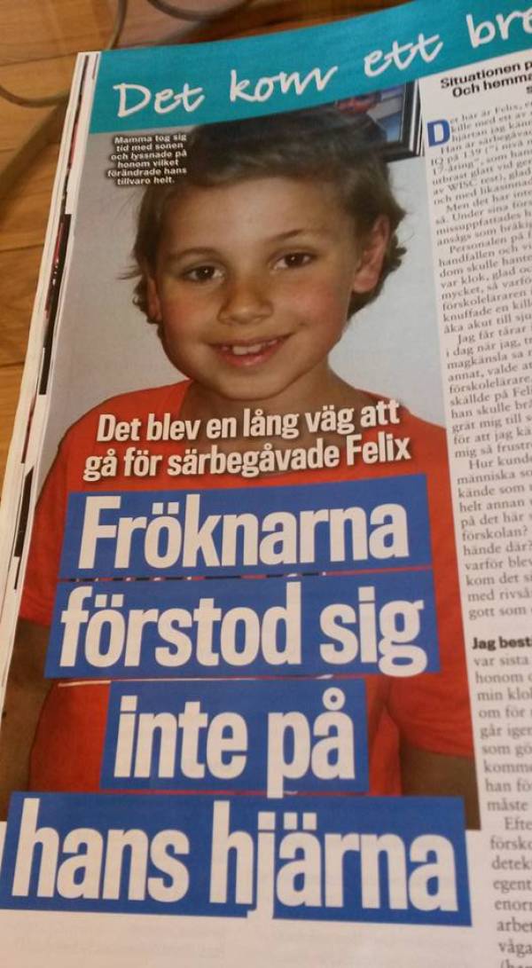  Fröknarna förstod sig inte på hans hjärna