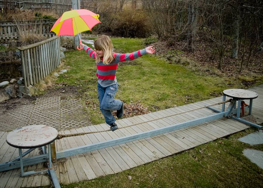 Gå på lina