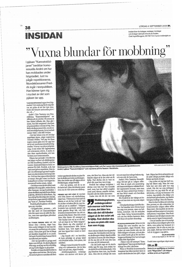 Vuxna blundar för mobbning DN Debatt 2008